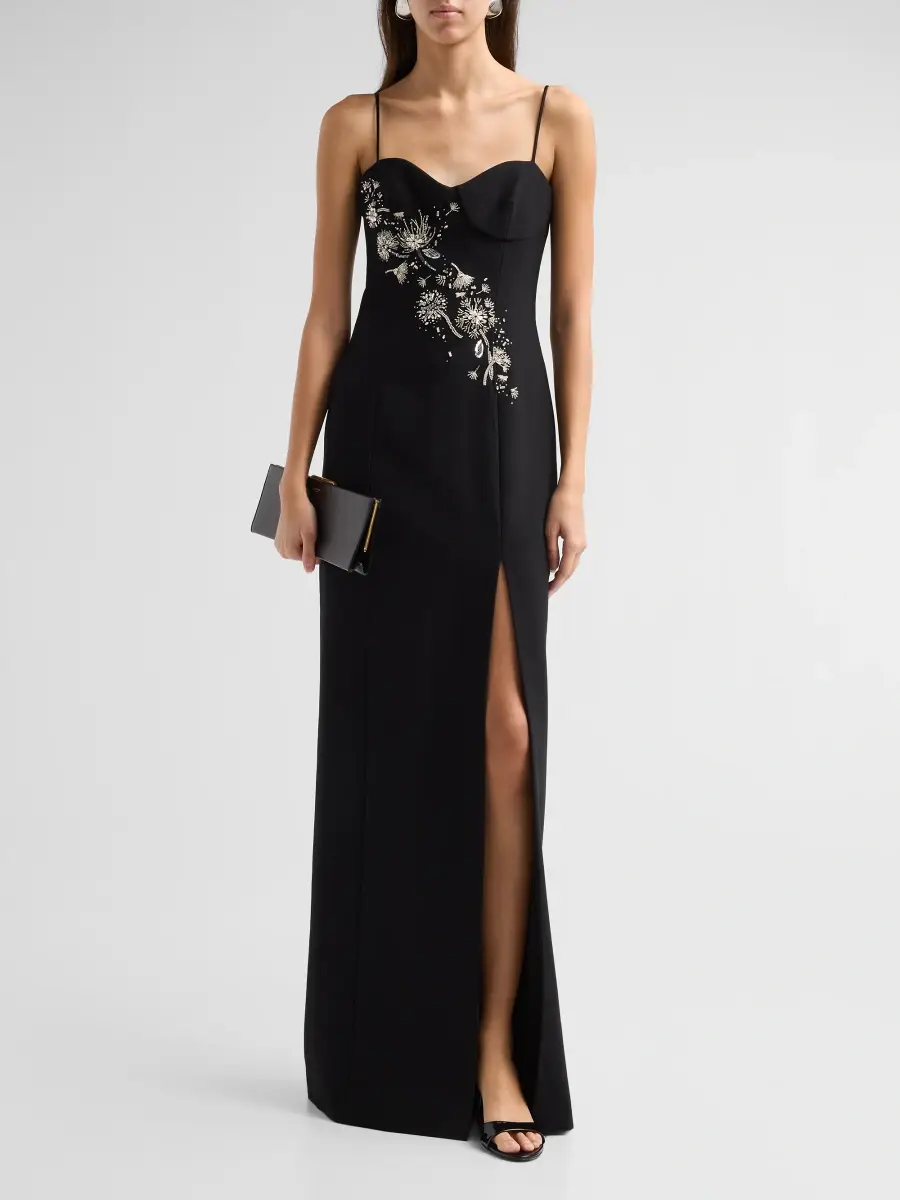 Cinq à Sept Women's Amelina Dandelion Column Gown | Thumbnail 2 Cinq à Sept Women's Amelina Dandelion Column Gown | Thumbnail 2
