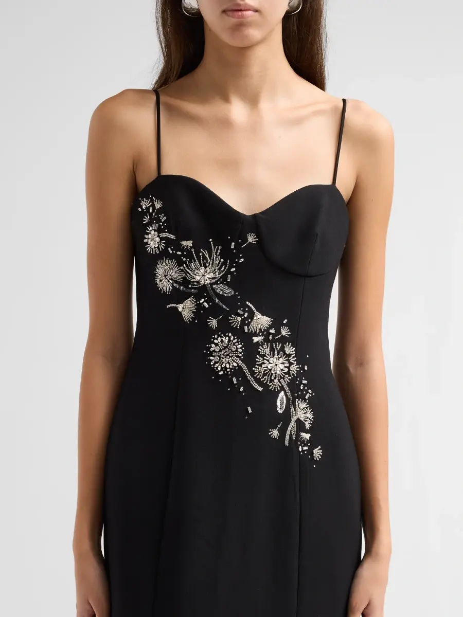 Cinq à Sept Women's Amelina Dandelion Column Gown | Thumbnail 5 Cinq à Sept Women's Amelina Dandelion Column Gown | Thumbnail 5