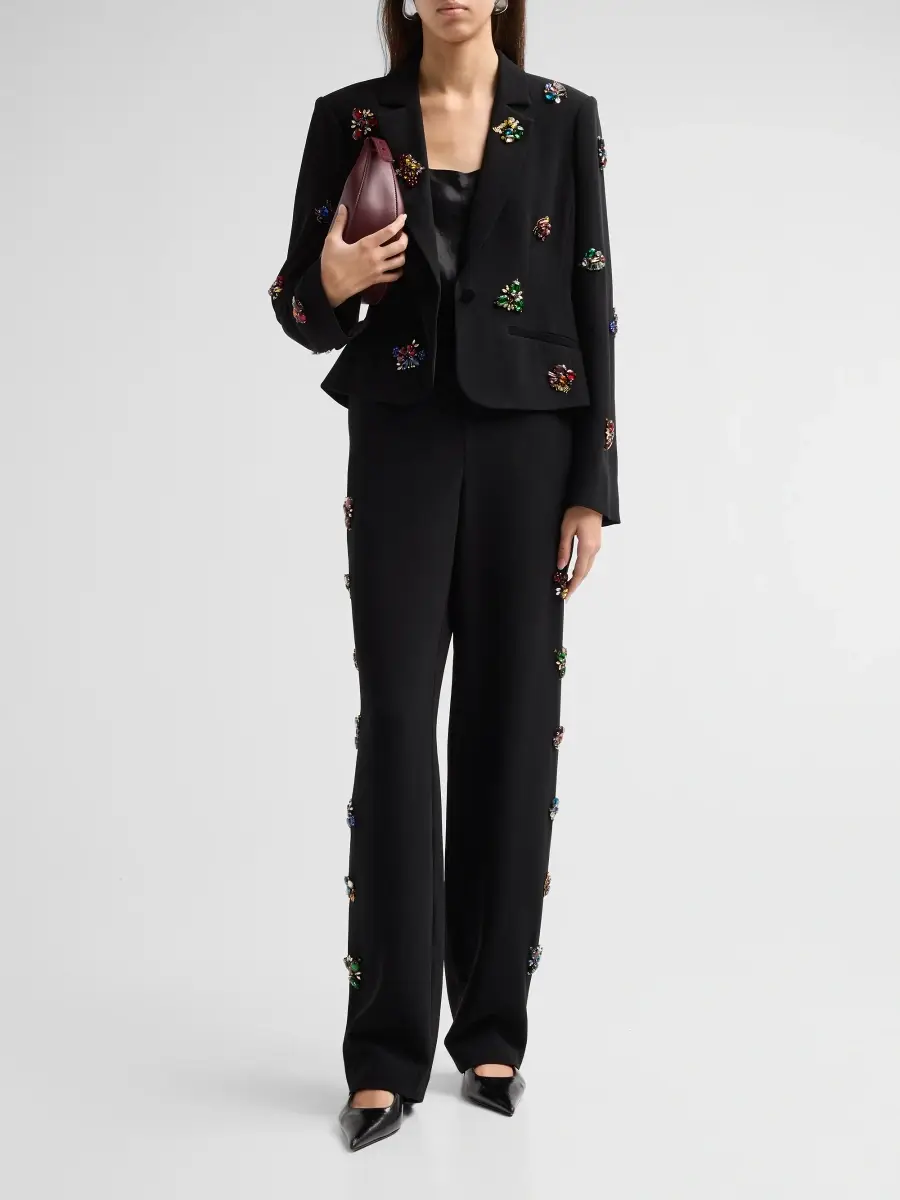 Cinq à Sept Women's Collins Crown Jewel High-Rise Pants | Thumbnail 2 Cinq à Sept Women's Collins Crown Jewel High-Rise Pants | Thumbnail 2