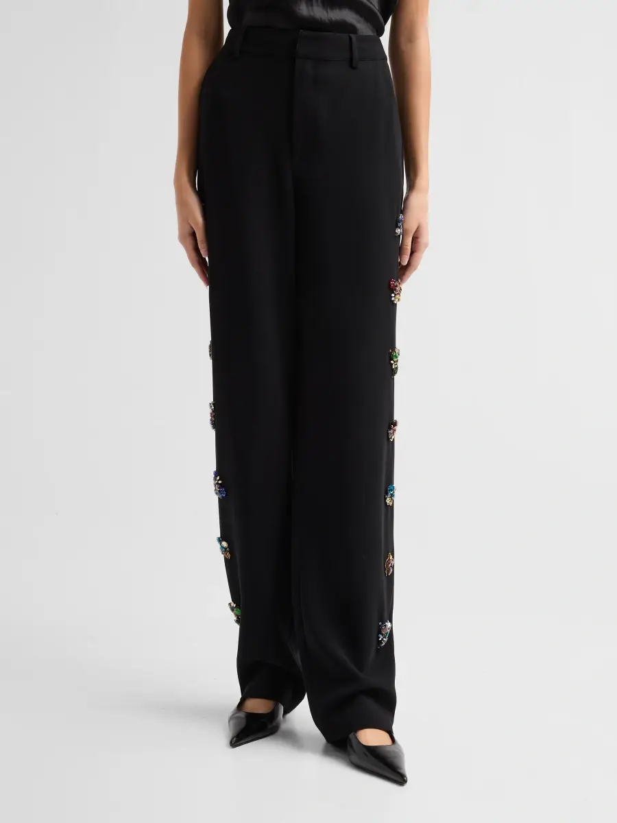 Cinq à Sept Women's Collins Crown Jewel High-Rise Pants | Thumbnail 4 Cinq à Sept Women's Collins Crown Jewel High-Rise Pants | Thumbnail 4