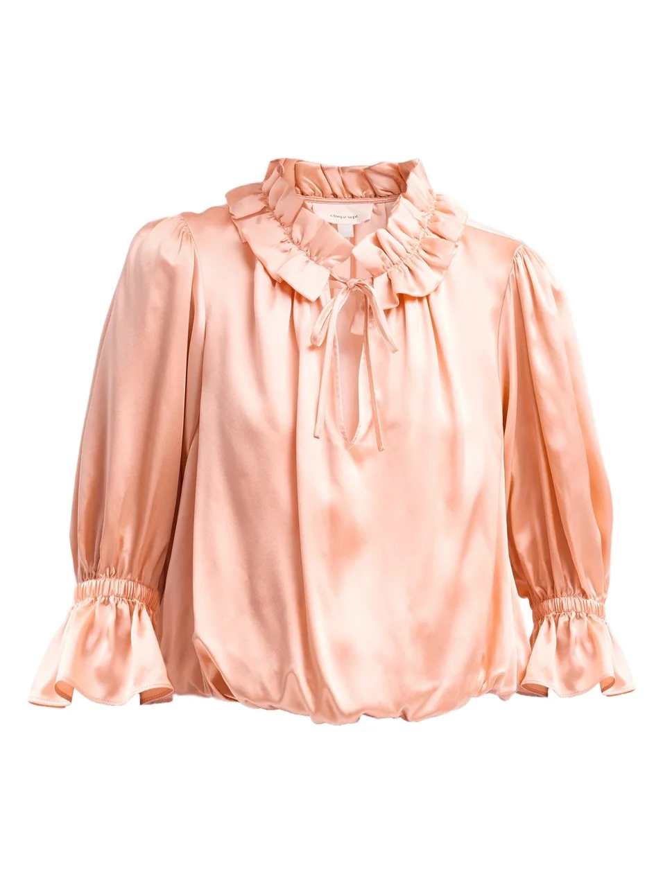 Women's Luciana Ruffled Silk Blouse Women's Luciana Ruffled Silk Blouse