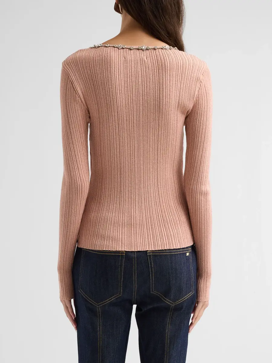 Cinq à Sept Women's Aminta Scoopneck Rib-Knit Top | Thumbnail 3 Cinq à Sept Women's Aminta Scoopneck Rib-Knit Top | Thumbnail 3