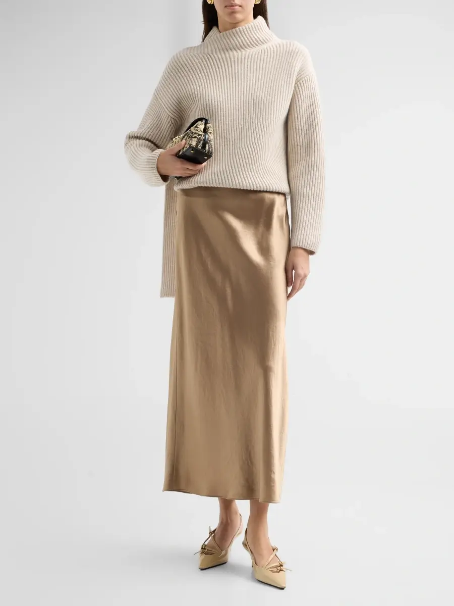 Vince Women's Draped Rib-Knit Shawl Sweater | Thumbnail 2 Vince Women's Draped Rib-Knit Shawl Sweater | Thumbnail 2