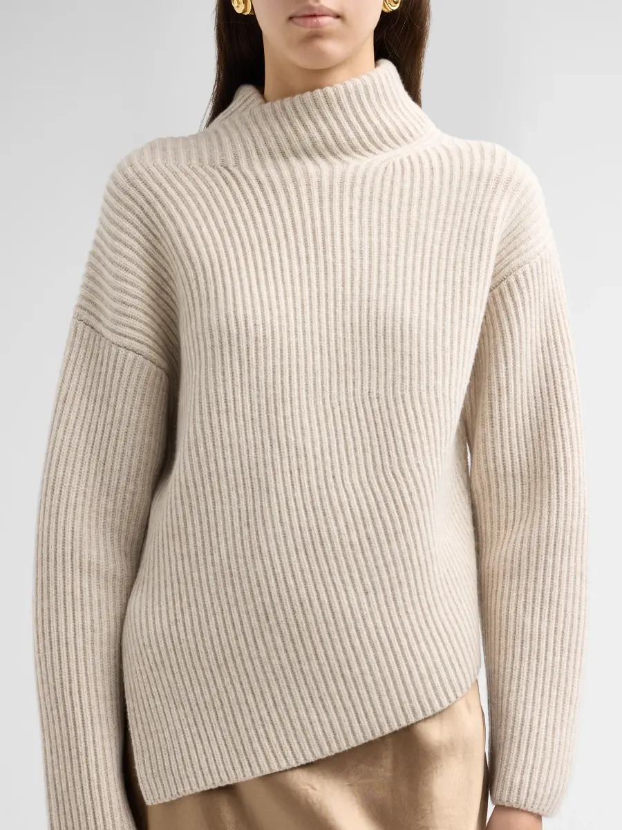 Vince Women's Draped Rib-Knit Shawl Sweater | Thumbnail 5 Vince Women's Draped Rib-Knit Shawl Sweater | Thumbnail 5