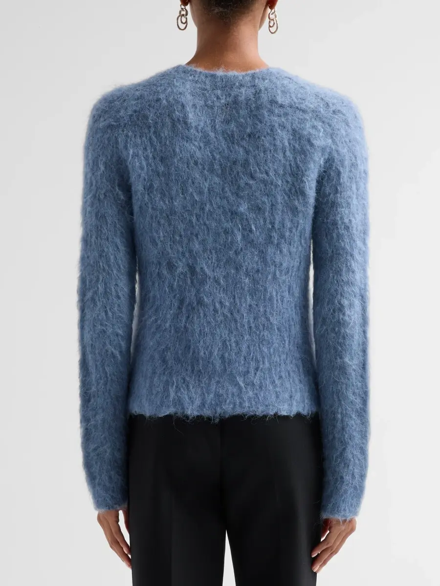 Vince Women's Brushed Alpaca Crewneck Sweater | Thumbnail 3 Vince Women's Brushed Alpaca Crewneck Sweater | Thumbnail 3