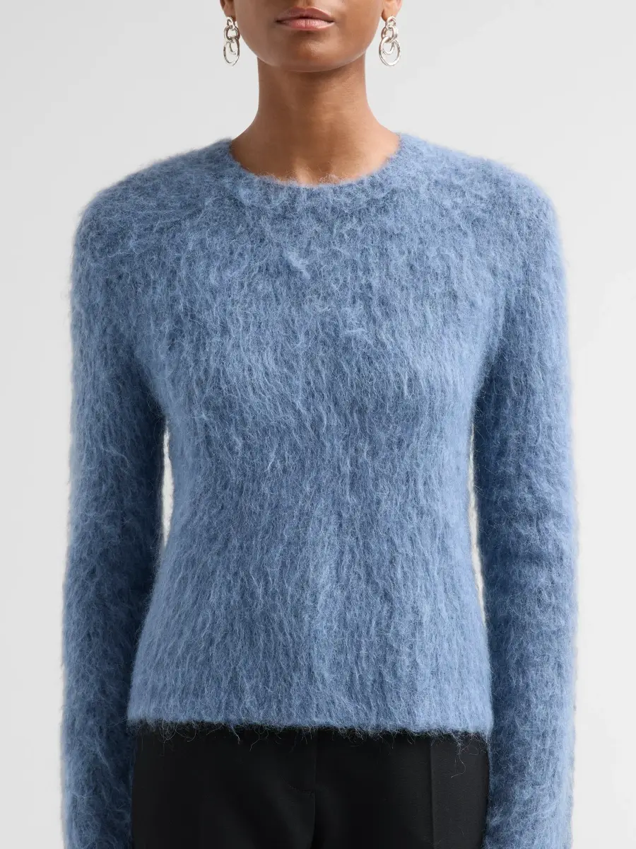 Vince Women's Brushed Alpaca Crewneck Sweater | Thumbnail 5 Vince Women's Brushed Alpaca Crewneck Sweater | Thumbnail 5