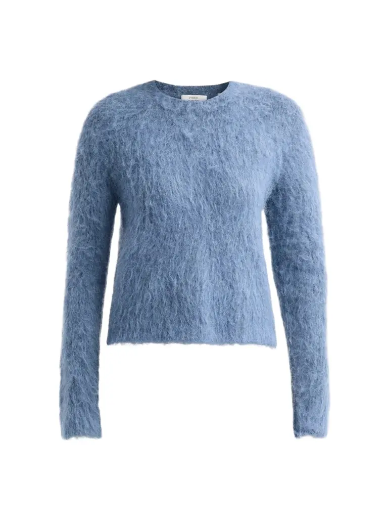 Women's Brushed Alpaca Crewneck Sweater Women's Brushed Alpaca Crewneck Sweater