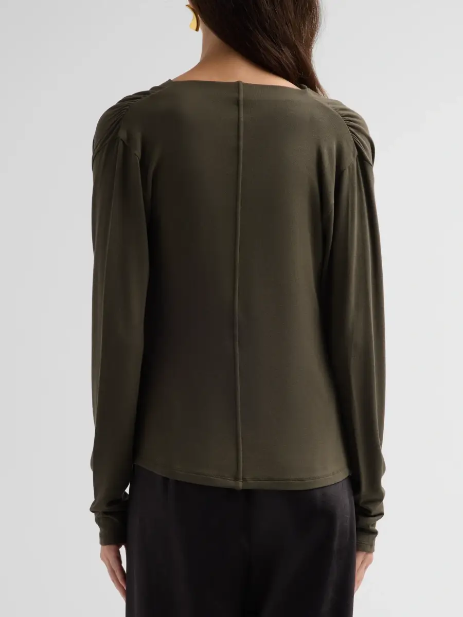 Vince Women's Long-Sleeve Cowlneck Top | Thumbnail 3 Vince Women's Long-Sleeve Cowlneck Top | Thumbnail 3