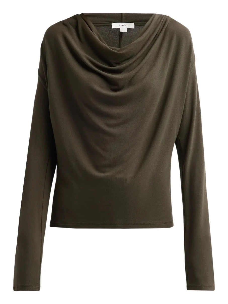 Vince Women's Long-Sleeve Cowlneck Top