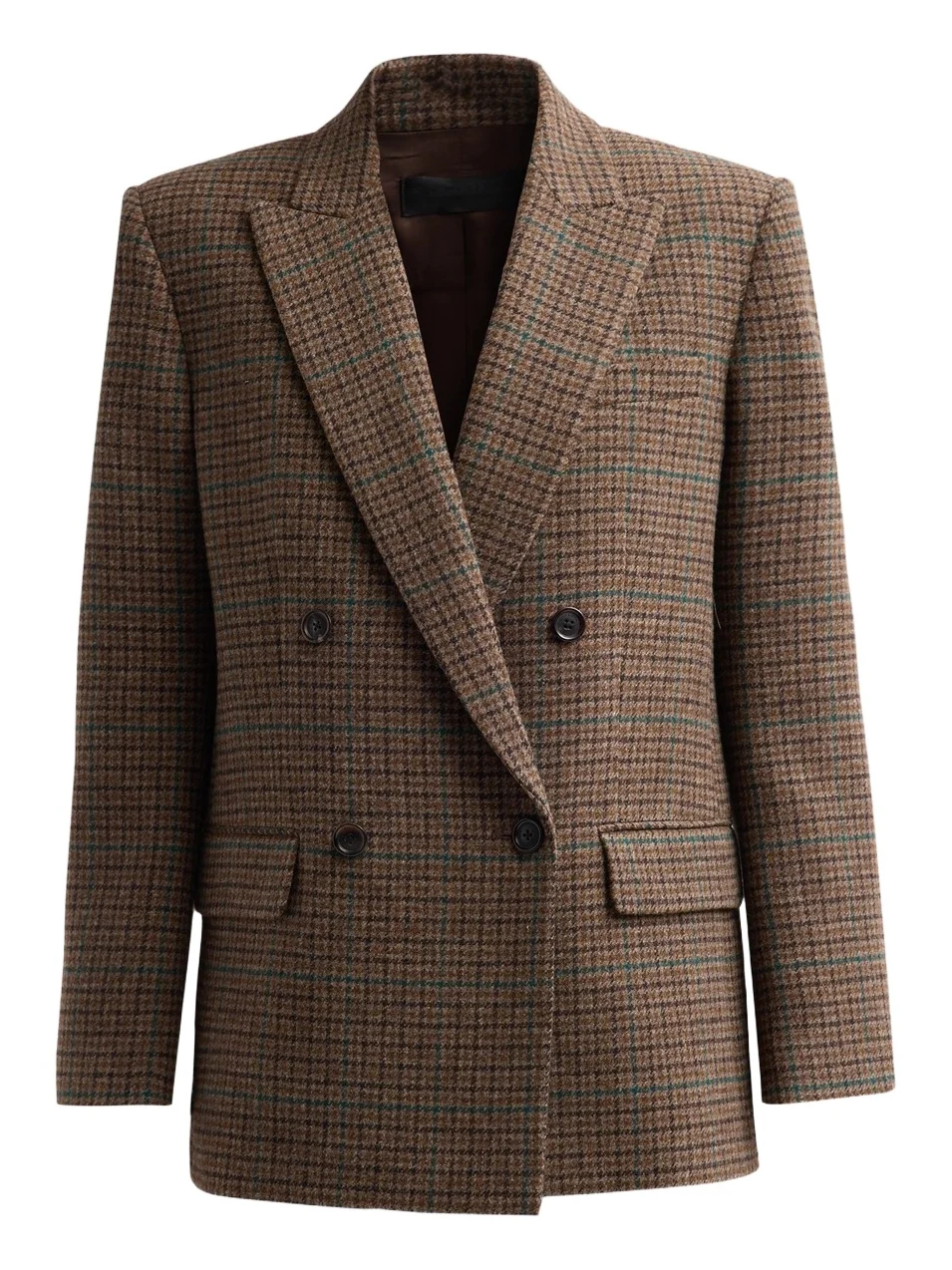 Nili Lotan Women's Leston Micro Check Wool Blazer