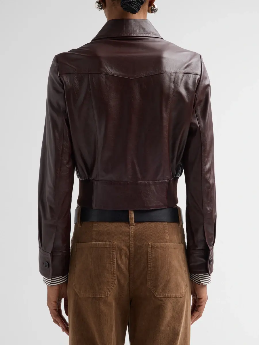 Nili Lotan Women's Charly Leather Jacket | Thumbnail 3 Nili Lotan Women's Charly Leather Jacket | Thumbnail 3