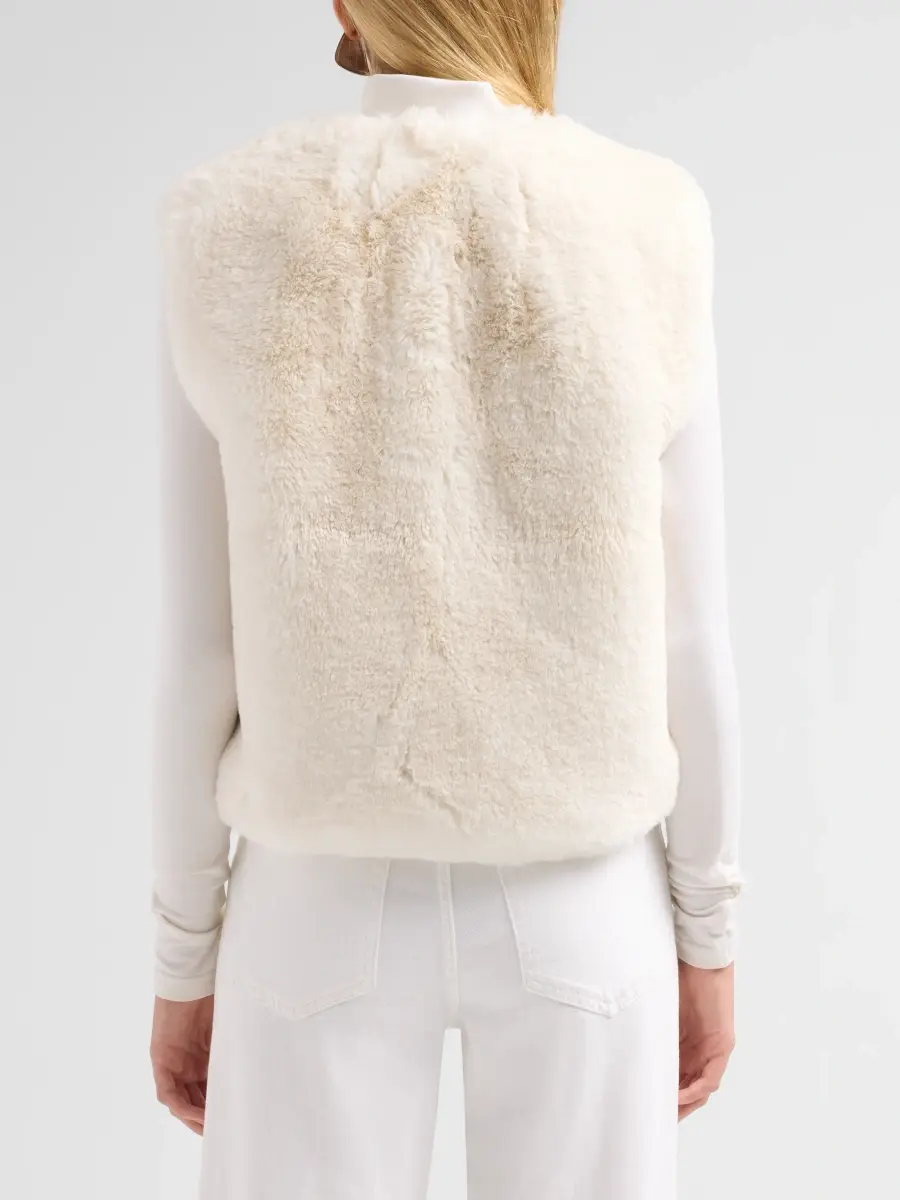 Theory Women's Faux Fur Vest | Thumbnail 3