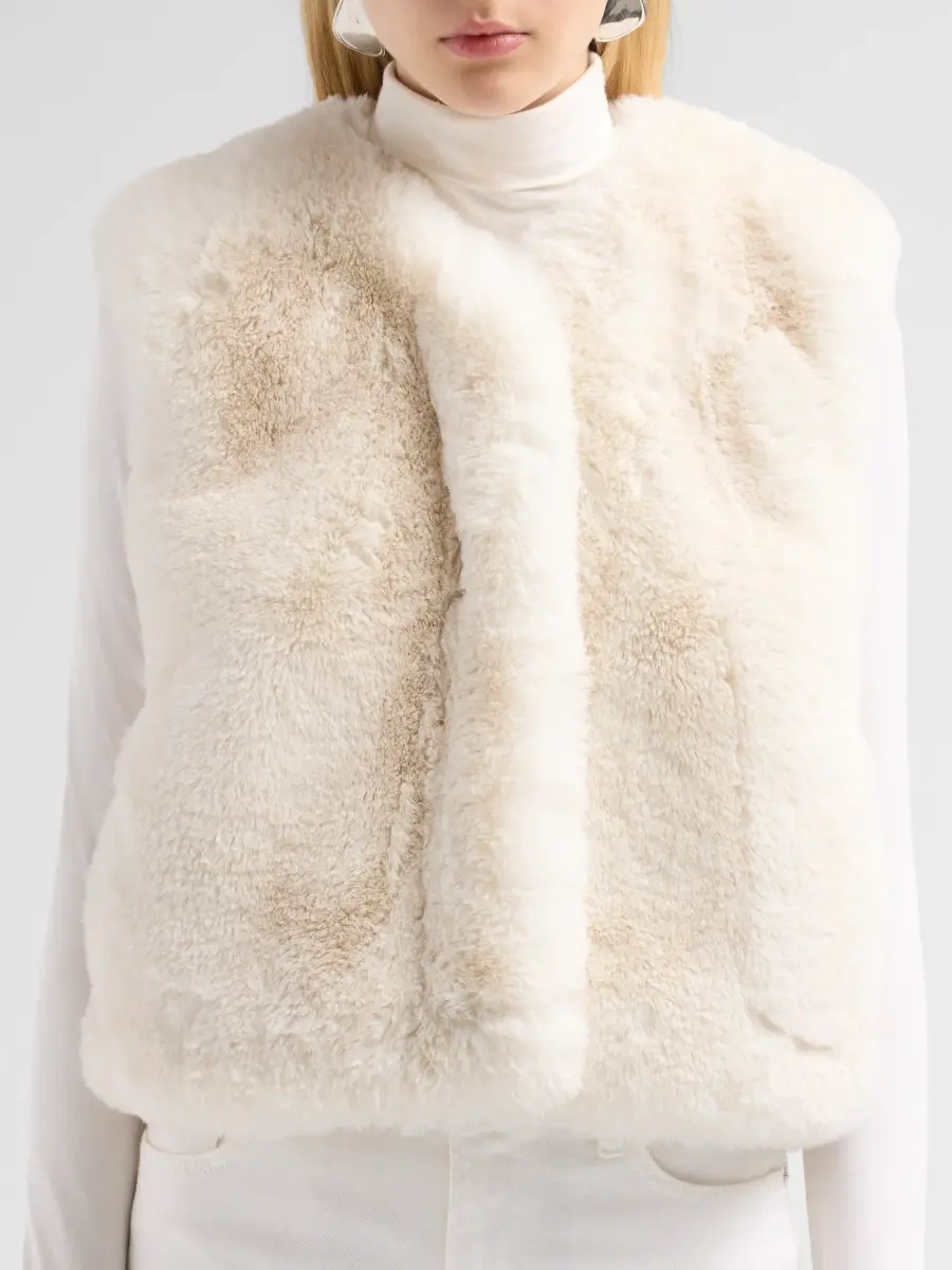 Theory Women's Faux Fur Vest | Thumbnail 5