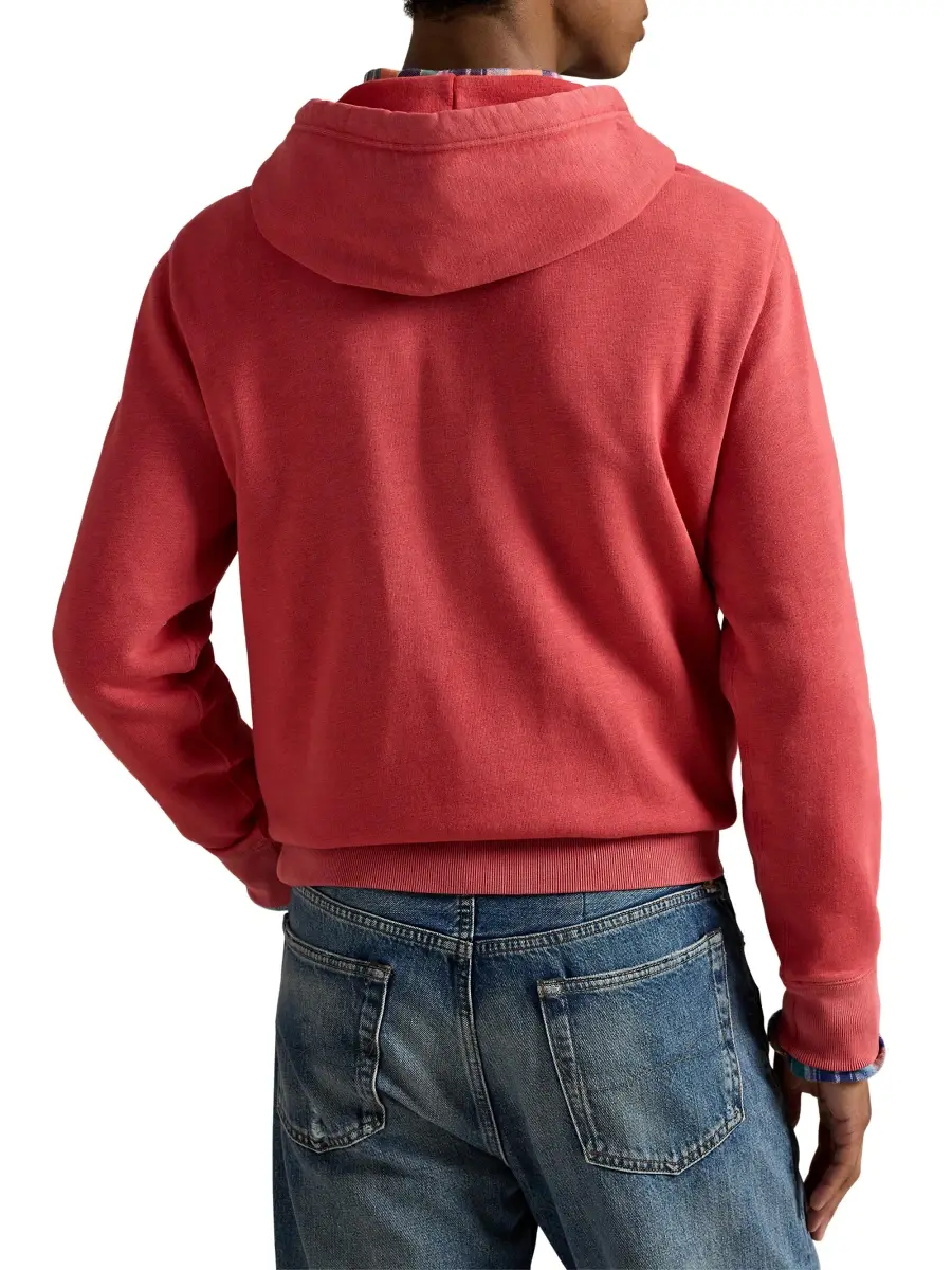 Polo Ralph Lauren Men's Garment-Washed Cotton Hoodie | Thumbnail 4 Polo Ralph Lauren Men's Garment-Washed Cotton Hoodie | Thumbnail 4