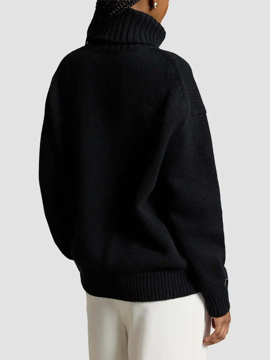 Ralph Lauren Women's x New York YankeesWool-Cotton Turtleneck Sweater | Thumbnail 3 Ralph Lauren Women's x New York YankeesWool-Cotton Turtleneck Sweater | Thumbnail 3