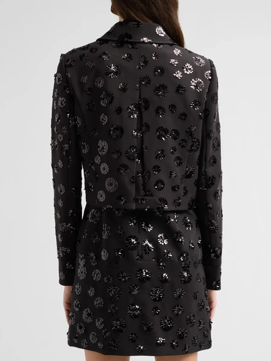 Milly Women's Pia Sequin Jacket | Thumbnail 3 Milly Women's Pia Sequin Jacket | Thumbnail 3