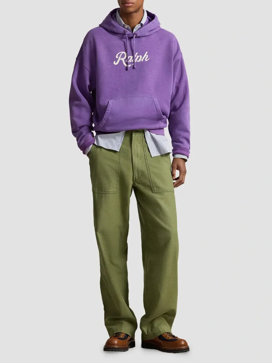 Polo Ralph Lauren Men's Logo Fleece Hoodie | Thumbnail 2 Polo Ralph Lauren Men's Logo Fleece Hoodie | Thumbnail 2