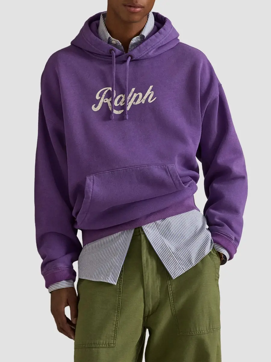 Polo Ralph Lauren Men's Logo Fleece Hoodie | Thumbnail 4 Polo Ralph Lauren Men's Logo Fleece Hoodie | Thumbnail 4