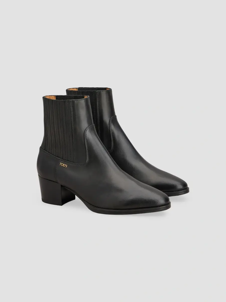 Tod's Women's 60MM Leather Boots | Thumbnail 2 Tod's Women's 60MM Leather Boots | Thumbnail 2
