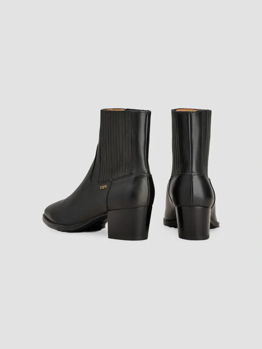 Tod's Women's 60MM Leather Boots | Thumbnail 3 Tod's Women's 60MM Leather Boots | Thumbnail 3