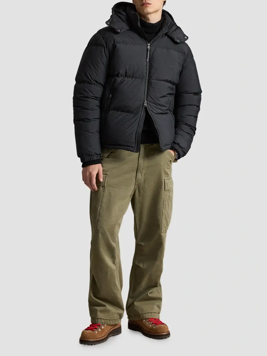 Polo Ralph Lauren Men's Quilted Down Hood Jacket | Thumbnail 2 Polo Ralph Lauren Men's Quilted Down Hood Jacket | Thumbnail 2