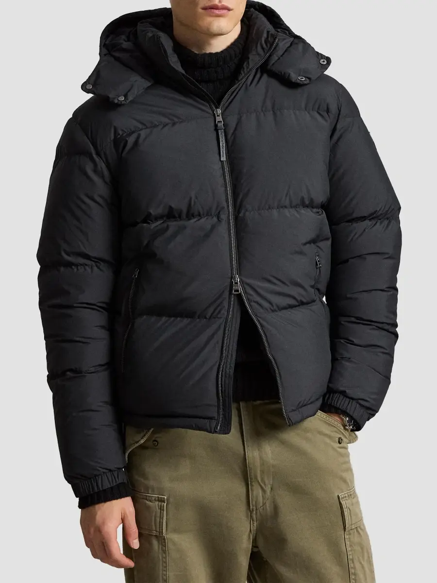 Polo Ralph Lauren Men's Quilted Down Hood Jacket | Thumbnail 4 Polo Ralph Lauren Men's Quilted Down Hood Jacket | Thumbnail 4