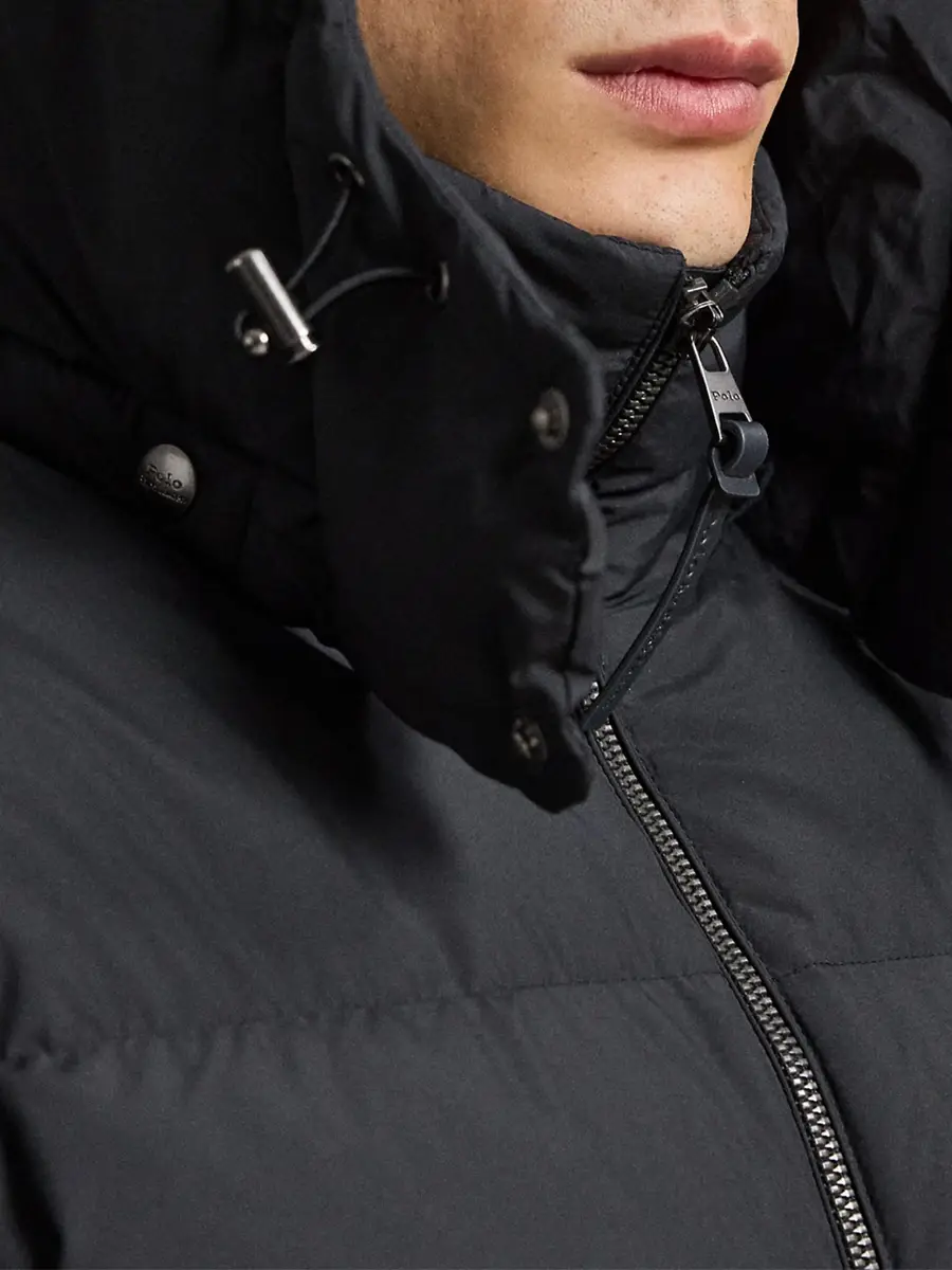 Polo Ralph Lauren Men's Quilted Down Hood Jacket | Thumbnail 6 Polo Ralph Lauren Men's Quilted Down Hood Jacket | Thumbnail 6