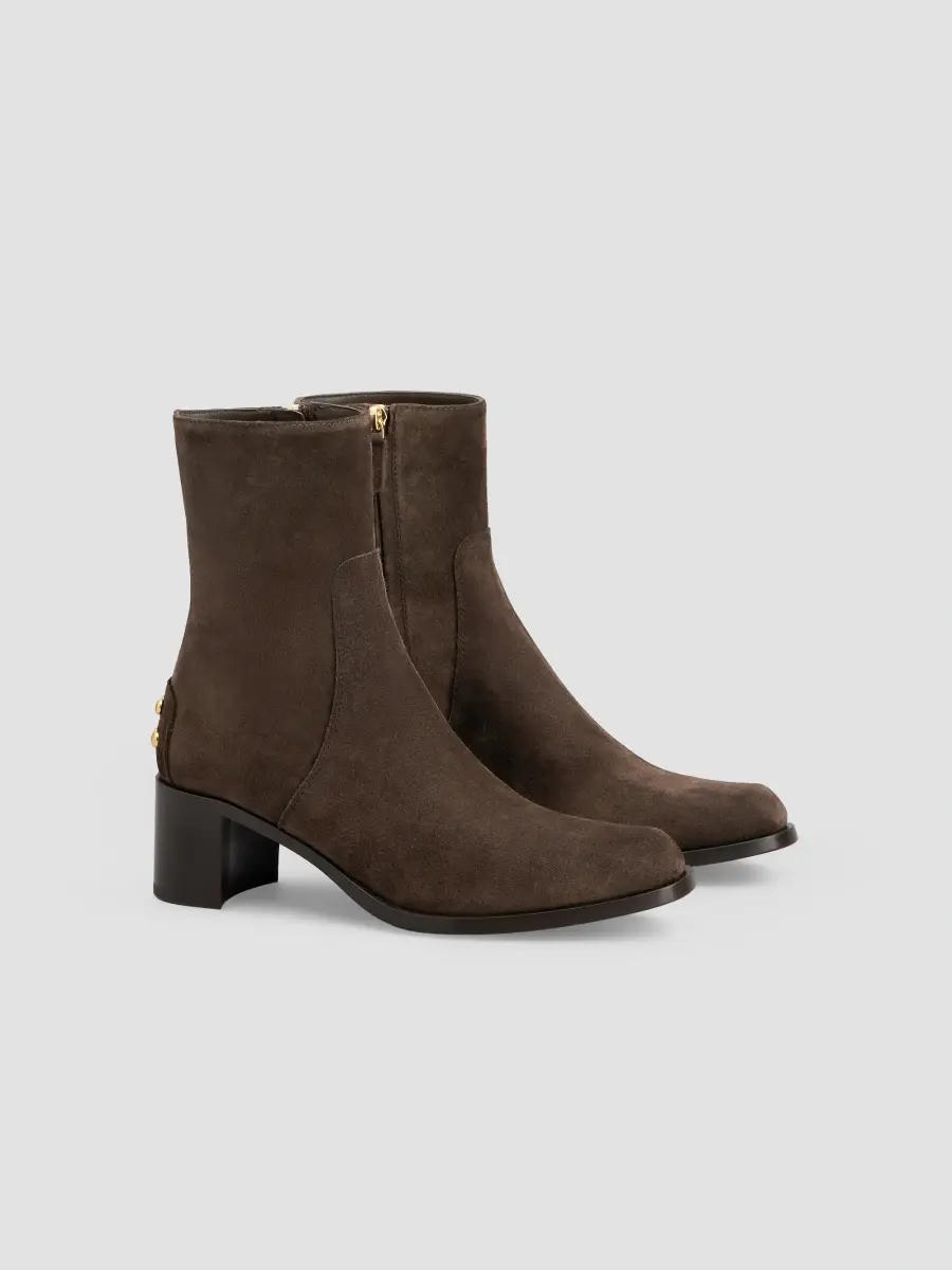 Tod's Women's 60MM Studded Suede Ankle Boots | Thumbnail 2 Tod's Women's 60MM Studded Suede Ankle Boots | Thumbnail 2