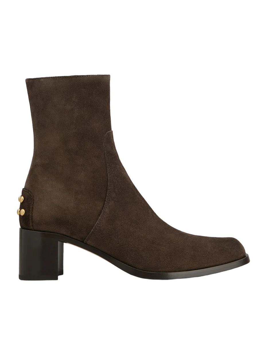 Tod's Women's 60MM Studded Suede Ankle Boots