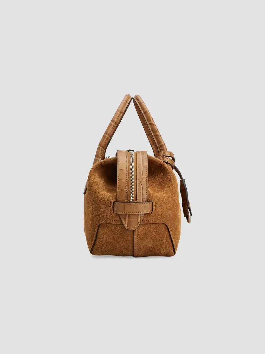 Tod's Women's Mini Suede Bowling Bag | Thumbnail 3 Tod's Women's Mini Suede Bowling Bag | Thumbnail 3