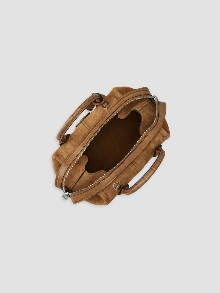 Tod's Women's Mini Suede Bowling Bag | Thumbnail 4 Tod's Women's Mini Suede Bowling Bag | Thumbnail 4