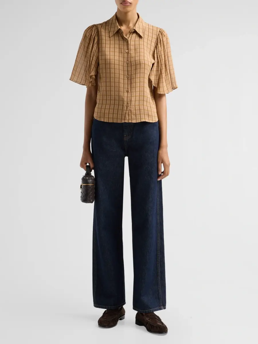 Frame Women's The Flutter Silk Shirt | Thumbnail 2 Frame Women's The Flutter Silk Shirt | Thumbnail 2