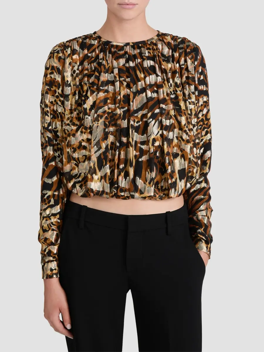 Frame Women's The Pleated Bubble Top | Thumbnail 4 Frame Women's The Pleated Bubble Top | Thumbnail 4