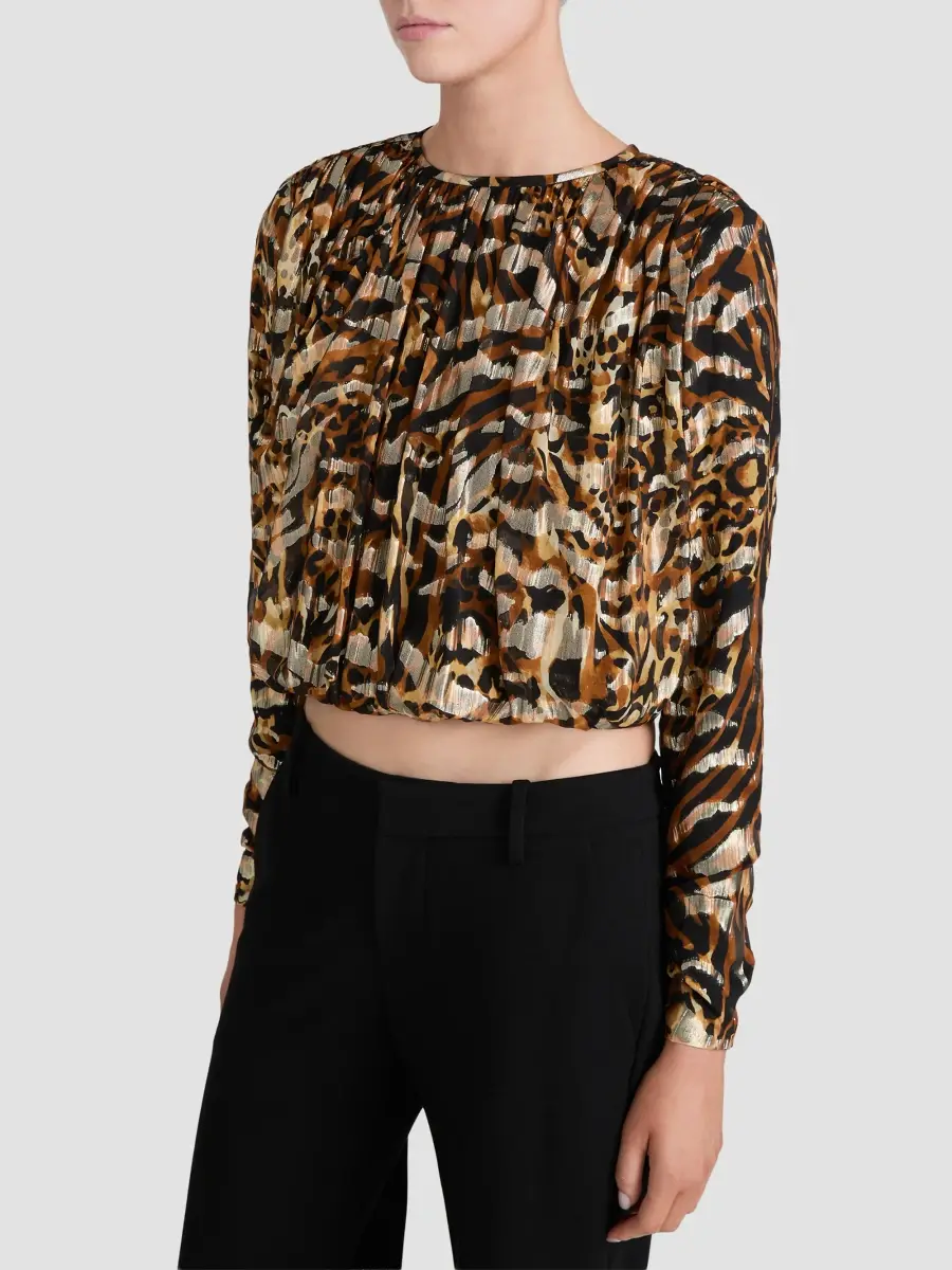 Frame Women's The Pleated Bubble Top | Thumbnail 6 Frame Women's The Pleated Bubble Top | Thumbnail 6