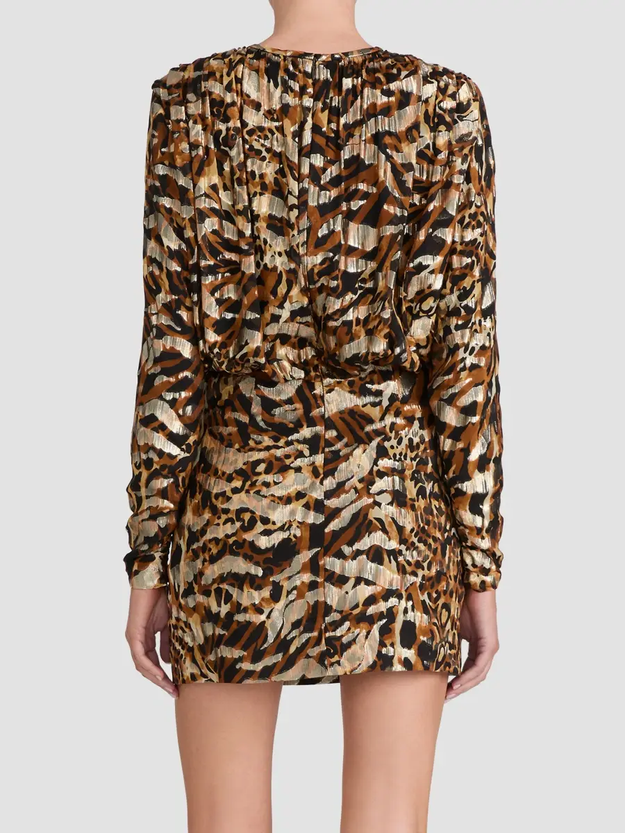 Frame Women's The Pleated Bubble Mini Dress | Thumbnail 3