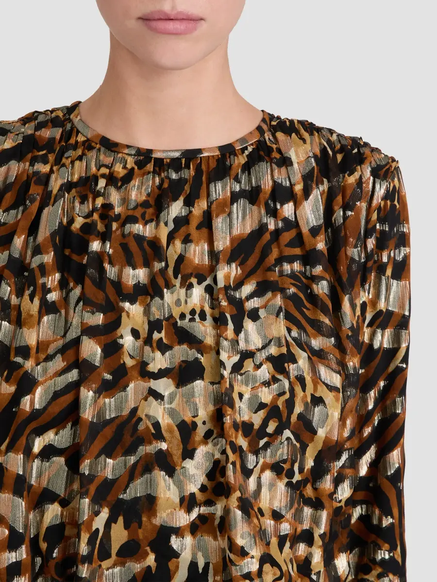 Frame Women's The Pleated Bubble Mini Dress | Thumbnail 4