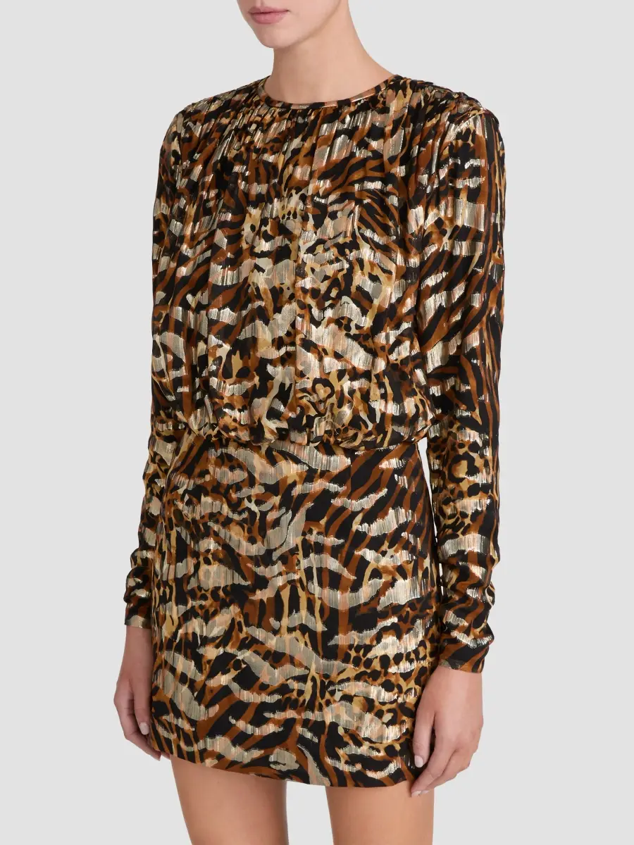 Frame Women's The Pleated Bubble Mini Dress | Thumbnail 5