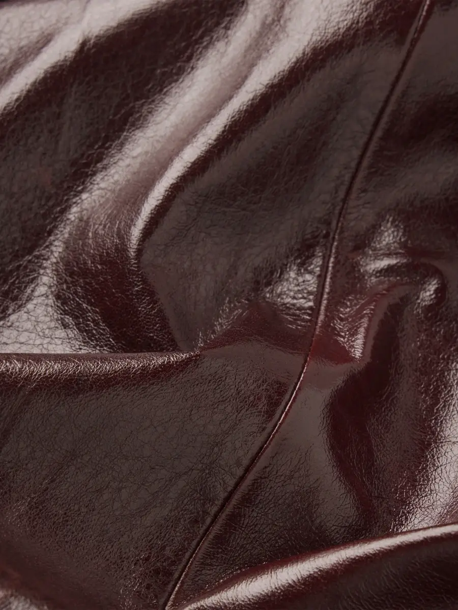 Frame Women's The Veda Leather Trench​ Coat | Thumbnail 8