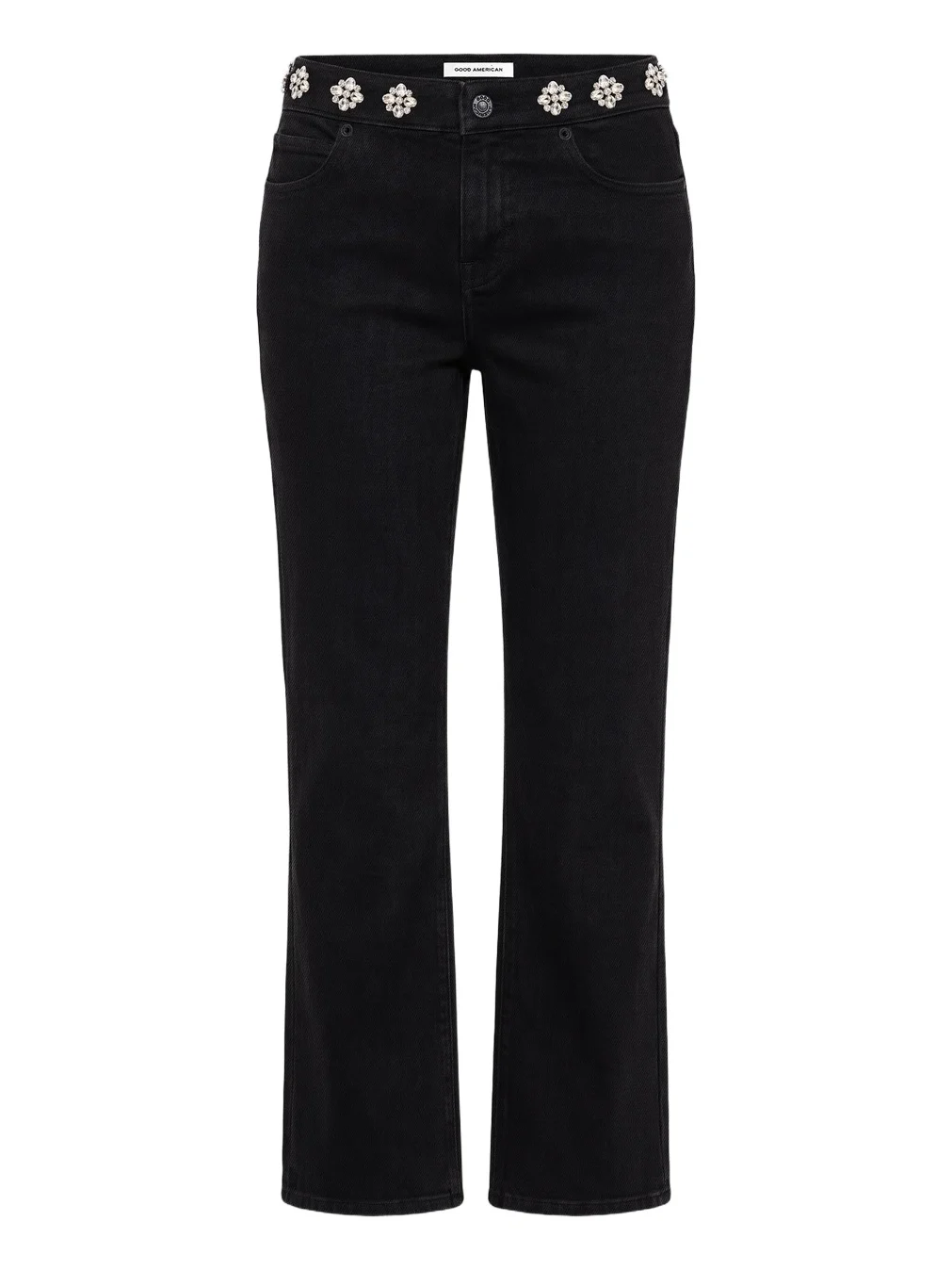 Women's Holiday Embellished Good Low-Rise Bootcut Jeans