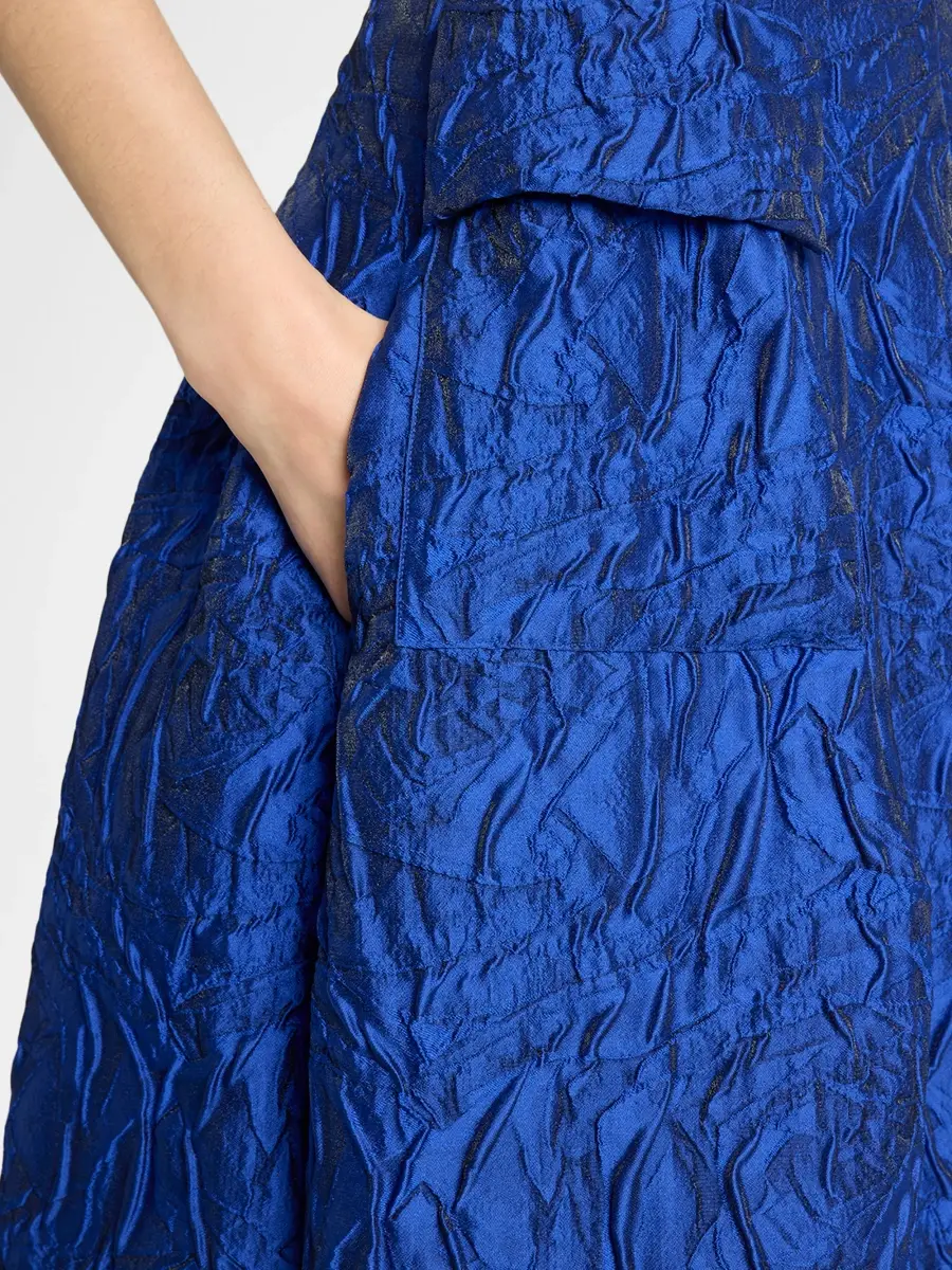 Talbot Runhof Women's Jacquard Strapless Ball Gown | Thumbnail 5 Talbot Runhof Women's Jacquard Strapless Ball Gown | Thumbnail 5