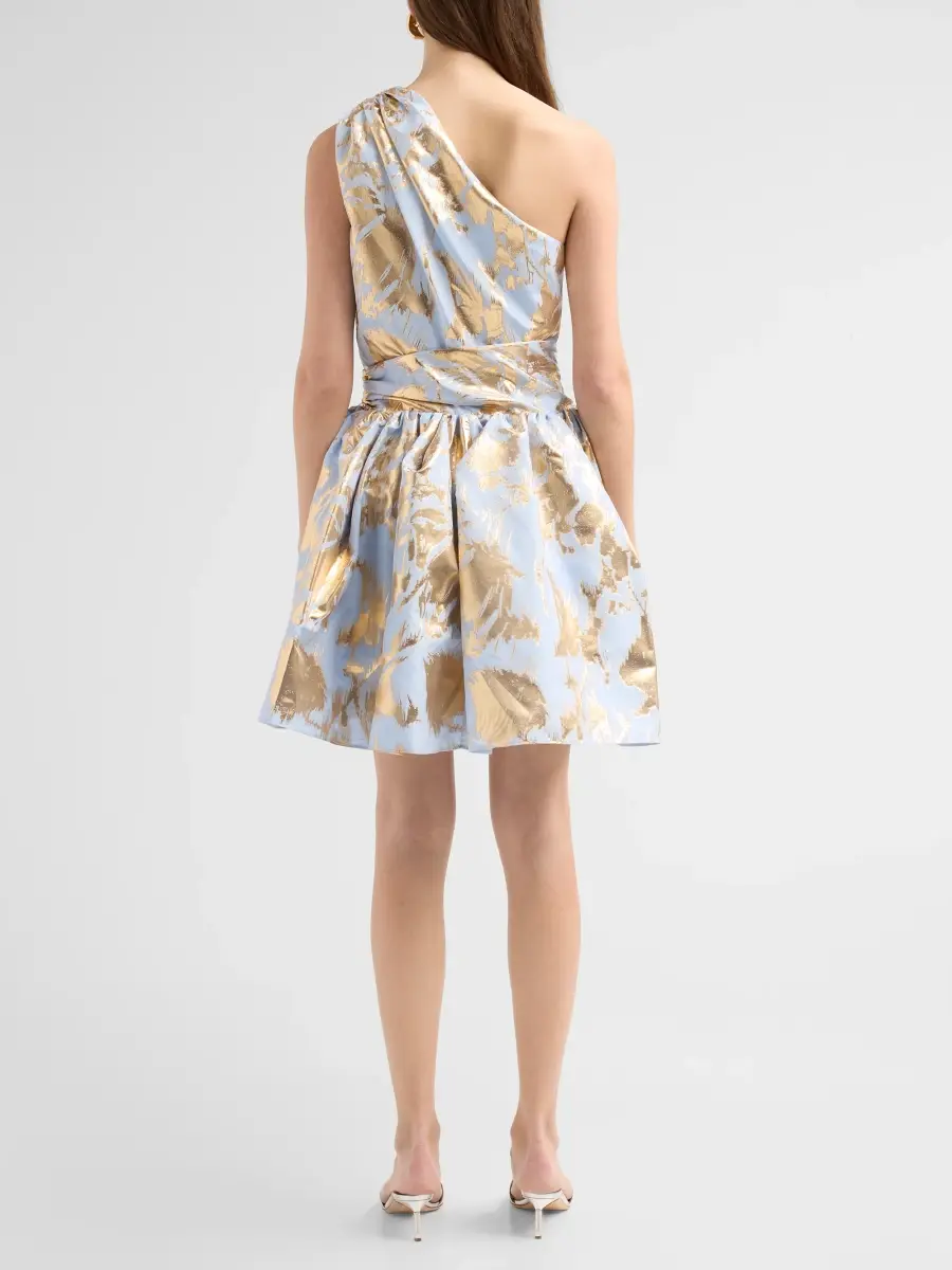 Aknvas Women's Paula One-Shoulder Draped Cocktail Dress | Thumbnail 3 Aknvas Women's Paula One-Shoulder Draped Cocktail Dress | Thumbnail 3