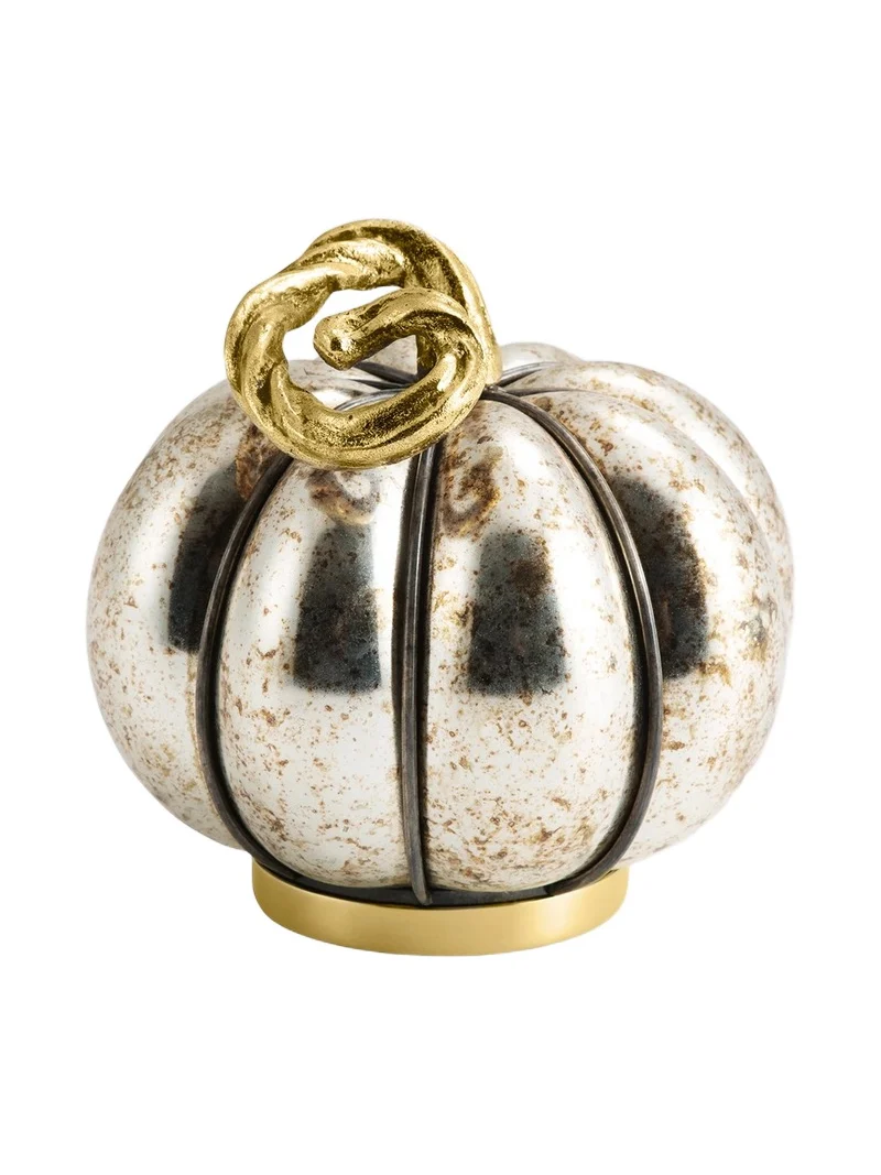 Small Glass Pumpkin Decoration Small Glass Pumpkin Decoration
