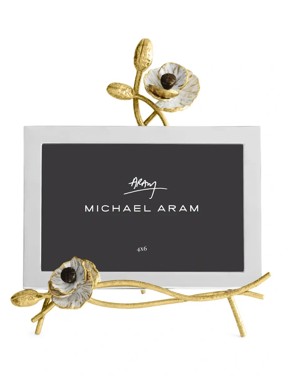 Michael Aram Anemone Photo Frame & Easel 2-Piece Set | Thumbnail 2 Michael Aram Anemone Photo Frame & Easel 2-Piece Set | Thumbnail 2