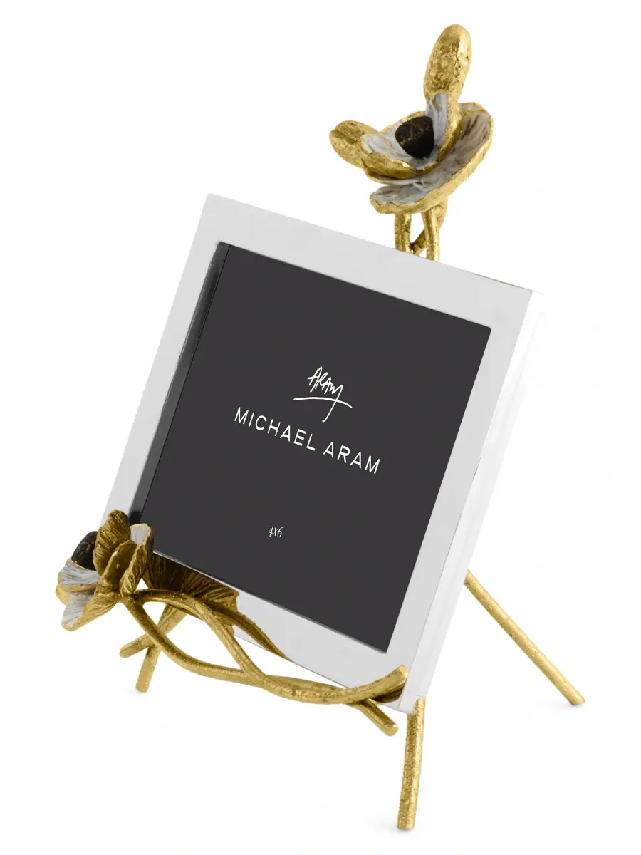 Michael Aram Anemone Photo Frame & Easel 2-Piece Set | Thumbnail 4 Michael Aram Anemone Photo Frame & Easel 2-Piece Set | Thumbnail 4