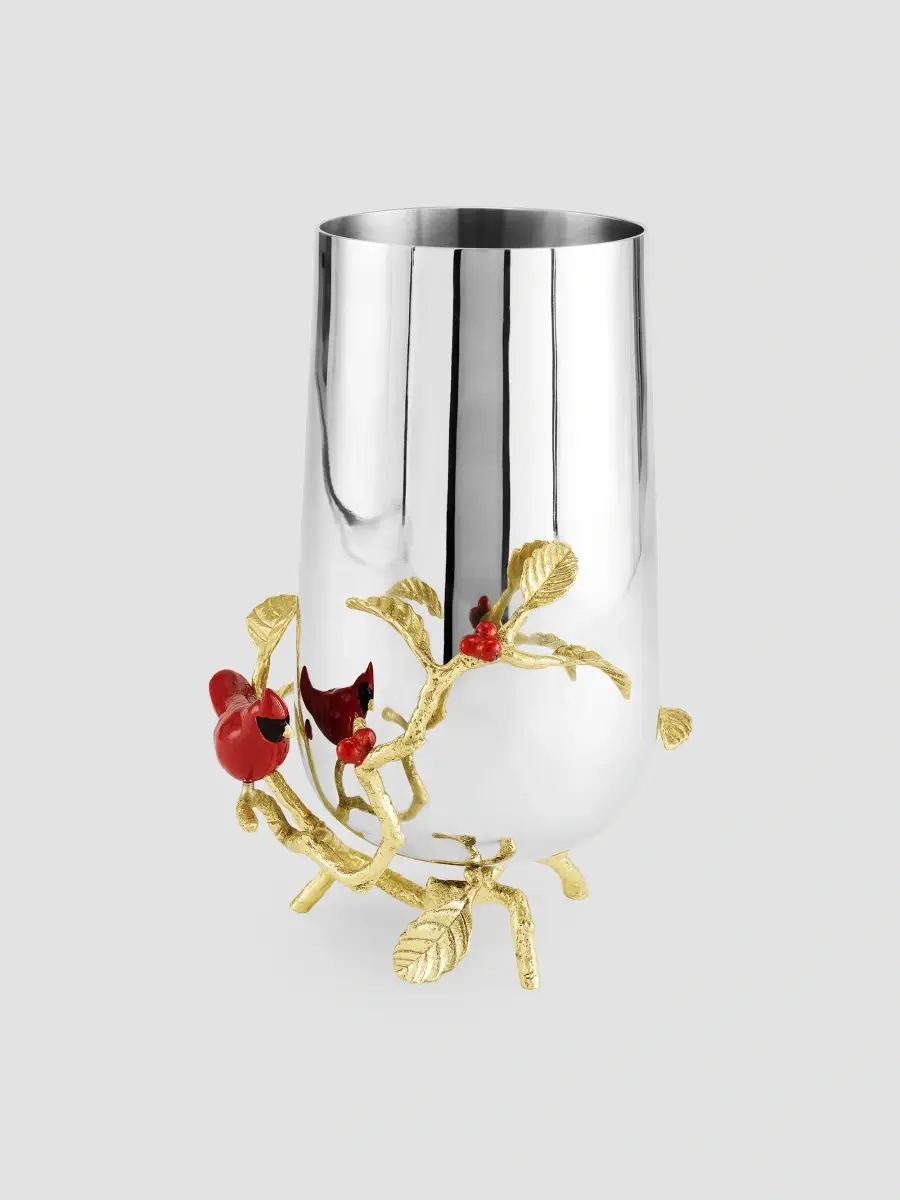 Michael Aram Cardinal Medium Vase | Thumbnail 2 Michael Aram Cardinal Medium Vase | Thumbnail 2