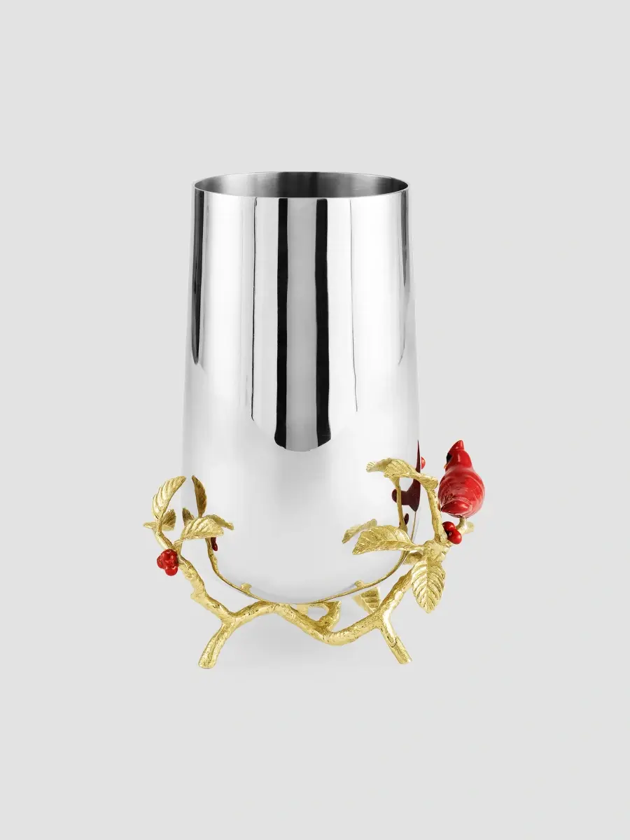 Michael Aram Cardinal Medium Vase | Thumbnail 4 Michael Aram Cardinal Medium Vase | Thumbnail 4