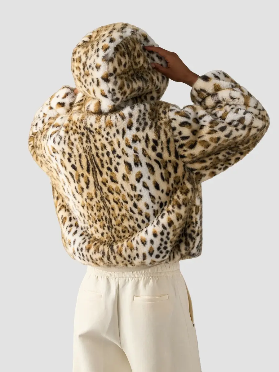 Moose Knuckles Women's Eaton Cheetah-Print Faux-Fur Jacket | Thumbnail 4 Moose Knuckles Women's Eaton Cheetah-Print Faux-Fur Jacket | Thumbnail 4