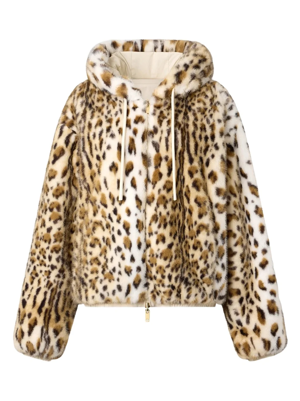 Women's Eaton Cheetah-Print Faux-Fur Jacket