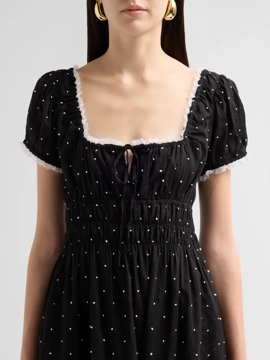 Ciao Lucia Women's Aladine Polka Dot Midi Dress | Thumbnail 5
