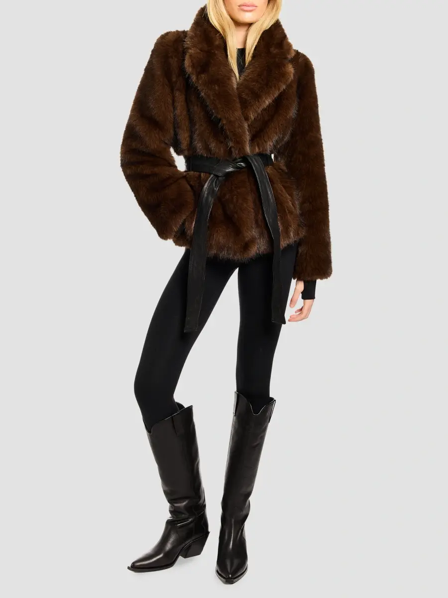 Sam. SAM. Women's Kenzie Faux-Fur Jacket | Thumbnail 2
